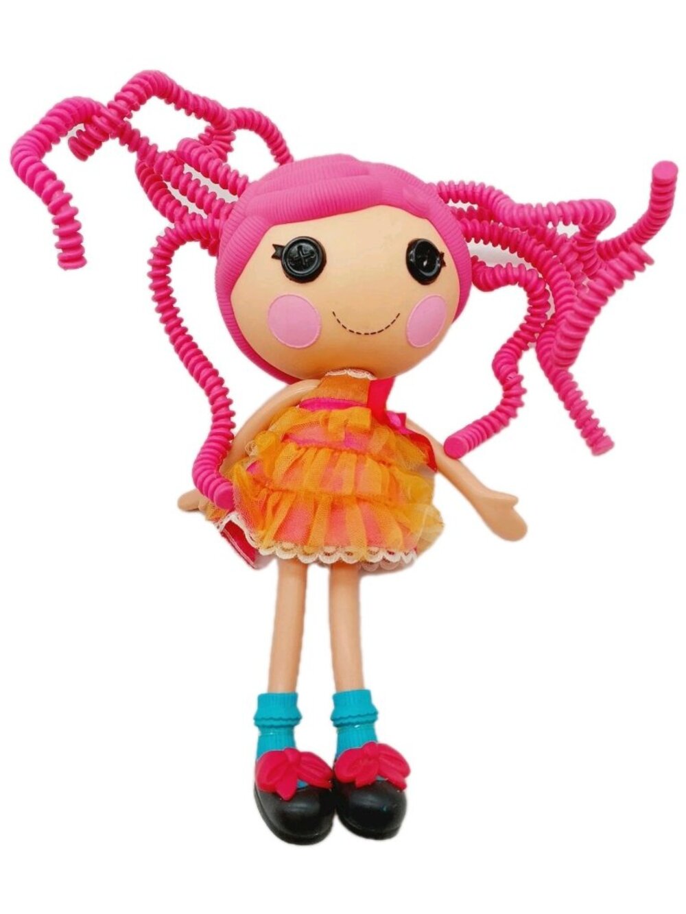 MGA Lalaloopsy Peanut Big Top Silly Pink Hair Doll 12" Outfit 2010 Dress